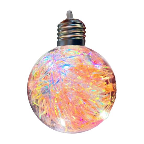 Julepynt LED Lyskuler Mykt Ambient Lys Knusesikker PVC Julelys Festlig Opplyst Kule