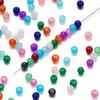 50-200pcs 4mm Imitation Jade Round Glass Beads Bracelets Loose Beads Jewelry Accessories For DIY Necklace Anklet Jewelry Making
