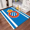 RCD Espanyol Logo Blue Carpet suitable as a non-slip mat for the living room or bedroom sofa