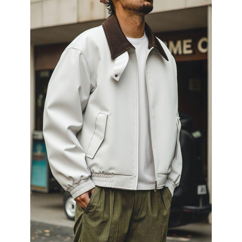 American Retro Barn-Style Old Money Short Padded Jacket for Men, Winter Hunting Cotton Coat, Foreign Trade Men's Cotton Jacket