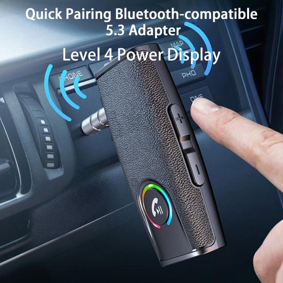 

Bluetooth-совместимый приемник Звонки без помощи рук Широкая совместимость Беспроводной аудиоадаптер без драйверов с низкой задержкой Аксессуары для мобильных телефонов