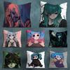Cartoon SSally FFace Game Various Sizes Square Pillow Case For Car Home Bedchamber Decor Birthday Gift