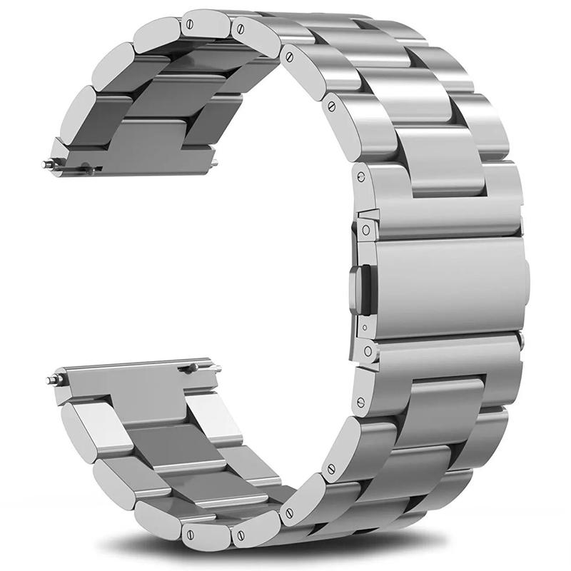 

22mm Band For Samsung Galaxy Watch 4 6 40mm 44mm 6 Classic 43mm 47mm 5 45mm Stainless Steel Bracelet for HUAWEI Watch GT 2 Strap 22MM