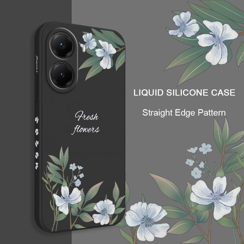 Blättrige Lilie Handyhülle Für Huawei Honor 600 500 400 300 200 100 90 Pro Lite Smart Magic 8 7 4 Silikon Weiche Hülle