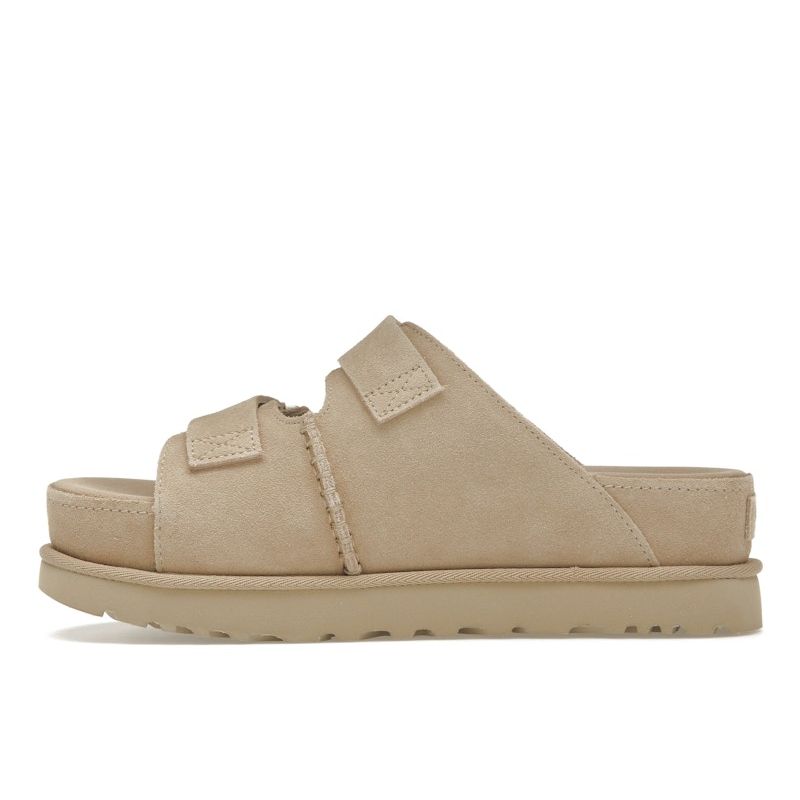 UGG Goldenstar Hi Slide Sand Damen Sneaker Tan 1155458-SAN