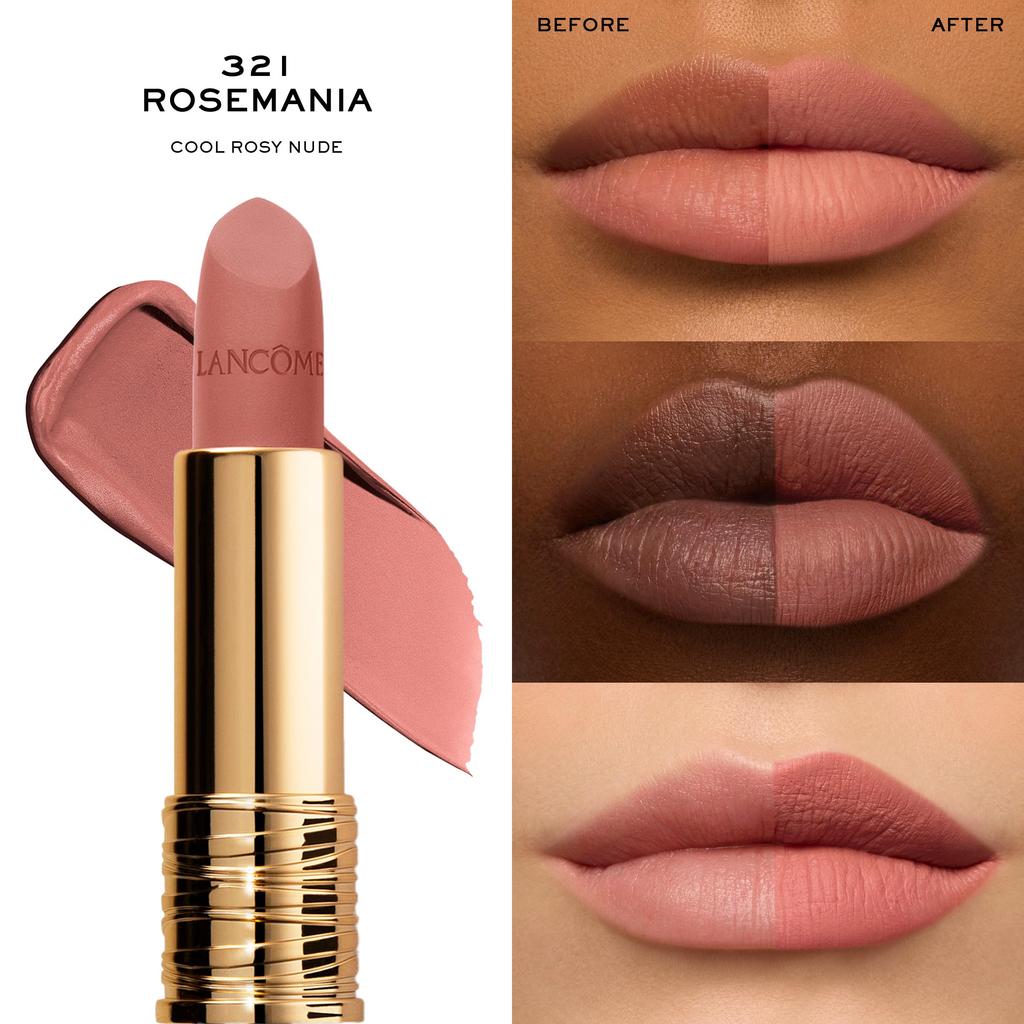 Rouge Drama Matte 321 Pinkmania Lipstick Moisturizing LANCÔME L'Absolu 3.4g