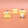 11 Styles Sanrio Pompompurin Stackable Plush Toy Figure – Cute DIY Cartoon Desktop Ornament