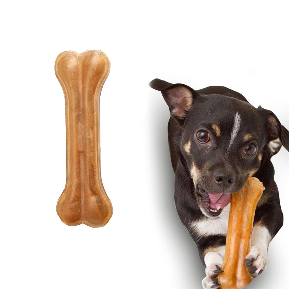 8inch Pet Dog Chew Bone Durable Grinder Teether Bite Fun Training Fetch Entertainment Small Medium Dogs Pet Bone