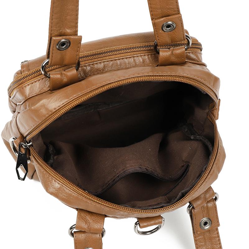 Damenhandtasche Multifunktionaler Nieten-Rucksack