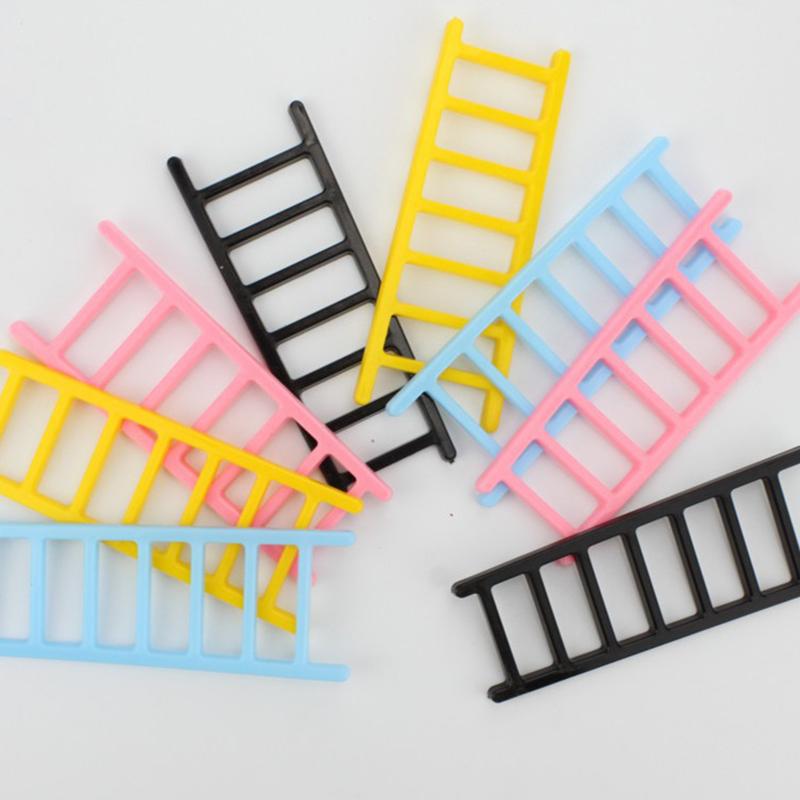 5Pcs Colorful Mini Plastic Ladder Cake Decoration Furniture Decoration Birthday Party Cake Decoration Supplies