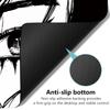 Black and White Girl Eyes Design Mouse Pad Anime Large Office Carpet Desk Mats XXL Gamer Desk Accessories Computer Long Mousepad