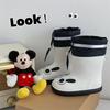 Cartoon Waterproof Mid-Calf Kids' Rain Boots: Non-Slip Outdoor Shoes for Students