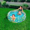 Dětský nafukovací bazén - Bestway - Transparentní Tropical Play - Kulatý - 170x53 cm - Odolný vinyl - Vícebarevný