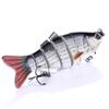 10cm/18g Esca da Pesca 12 Colori Multi-Segmenti Articolata Bionica Esca Artificiale Wobbler Affondanti Pesca