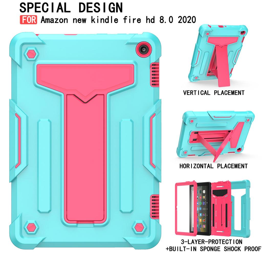 T-shaped Airbag Tablet Case for Fire HD 8