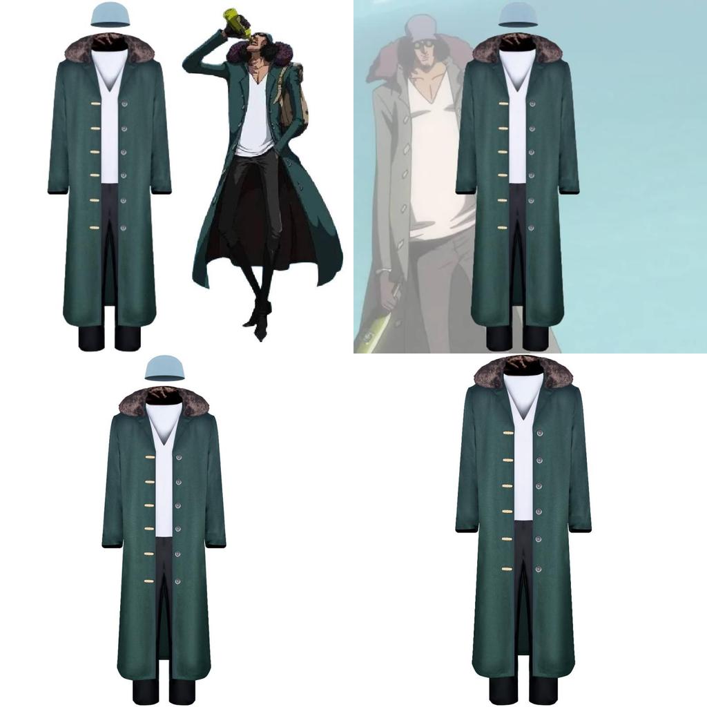One Piece Kuzan Kostüm für Halloween-Party Cosplay-Events Anime-Convention