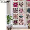 24pcs Peel and Stick Backsplash Tile Stickers Colorful Mexican Style Tile Stick On Wall Tiles Tile Self-Adhesive Wall Stickers for Kitchen Bathroom