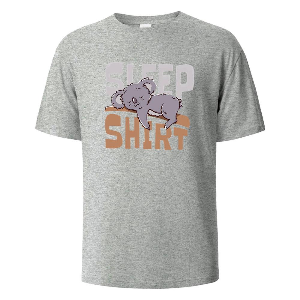 Das Schlafshirt Print T-Shirt 100% Baumwolle Sommer T-Shirts Für Männer Frauen Übergröße Lässige Oberteile