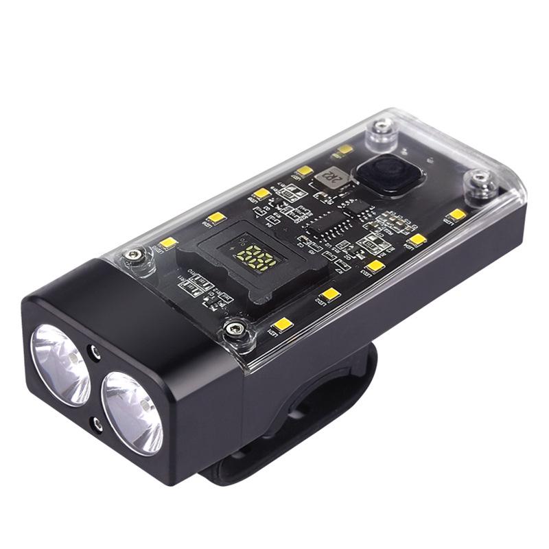 2024 USB Rechargeable High-Brightness Mountain Bike Headlight for Night Riding