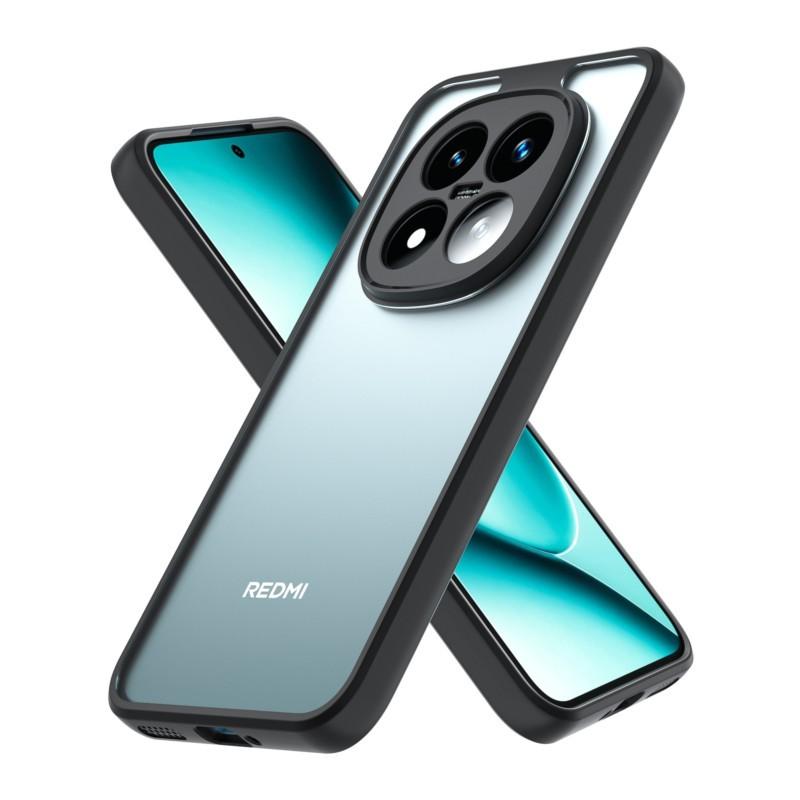 Pour Housse Redmi Note 15 Pro Pour Redmi Note 15 15 Pro Plus TPU Antichoc cadre noir transparent Housse Pour Redmi Note 15 Pro Plus