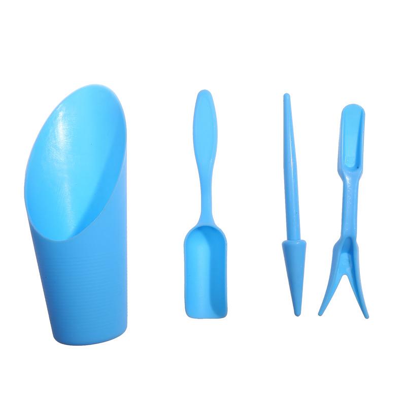 1/2/4set Garden Planter Kit Sowing Shovel Spoon Succulents Seedlings Tool Bonsai Fertilizer Plastic Handle Soil Replacement Tool