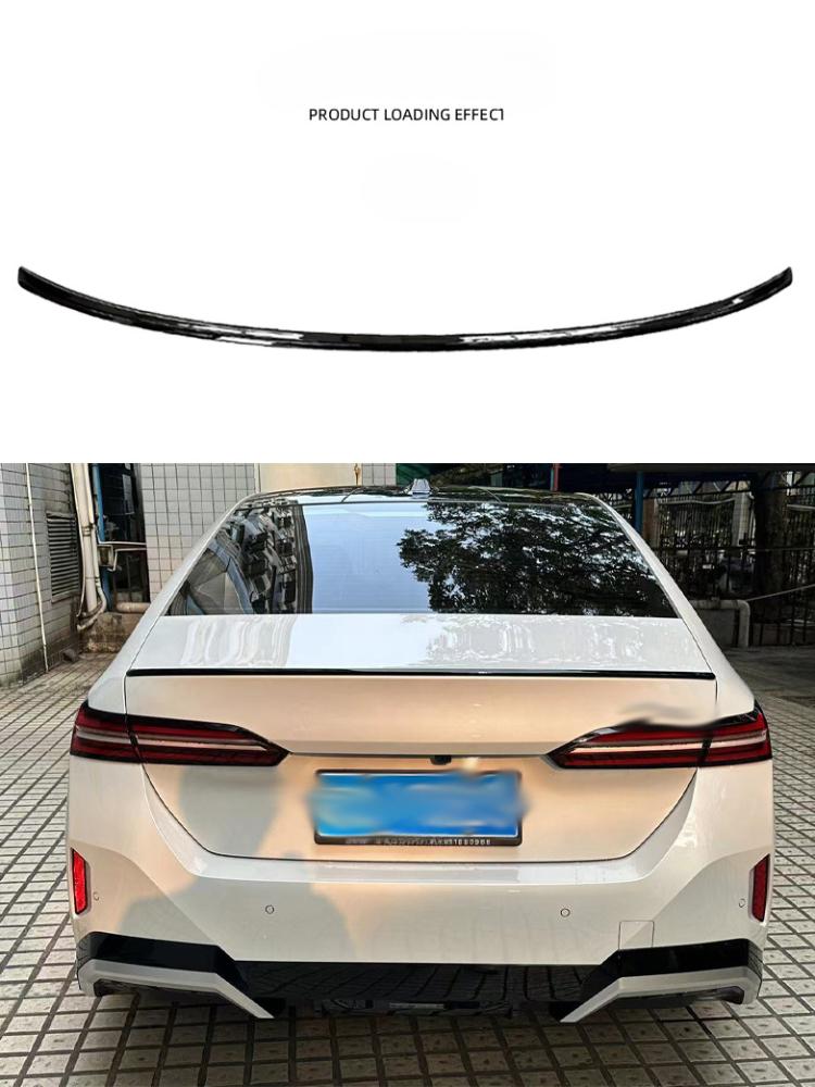 For BMW 5 Series G60 2024 Yaoye Style Carbon Glossy Black Rear Trunk Lid Car Spoiler Wings Ttyling Car Accessories