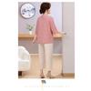 Summer Dress with Three-quarter Sleeves Plus Fat for Middle-aged and Elderly People New Chinese Style National Style Embroidery