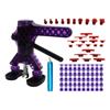 Conjunto de extrator de amassados de carro multiuso, reparo sem pintura de carroceria, ferramentas completas, levantador, alça ajustável, motocicleta, universal