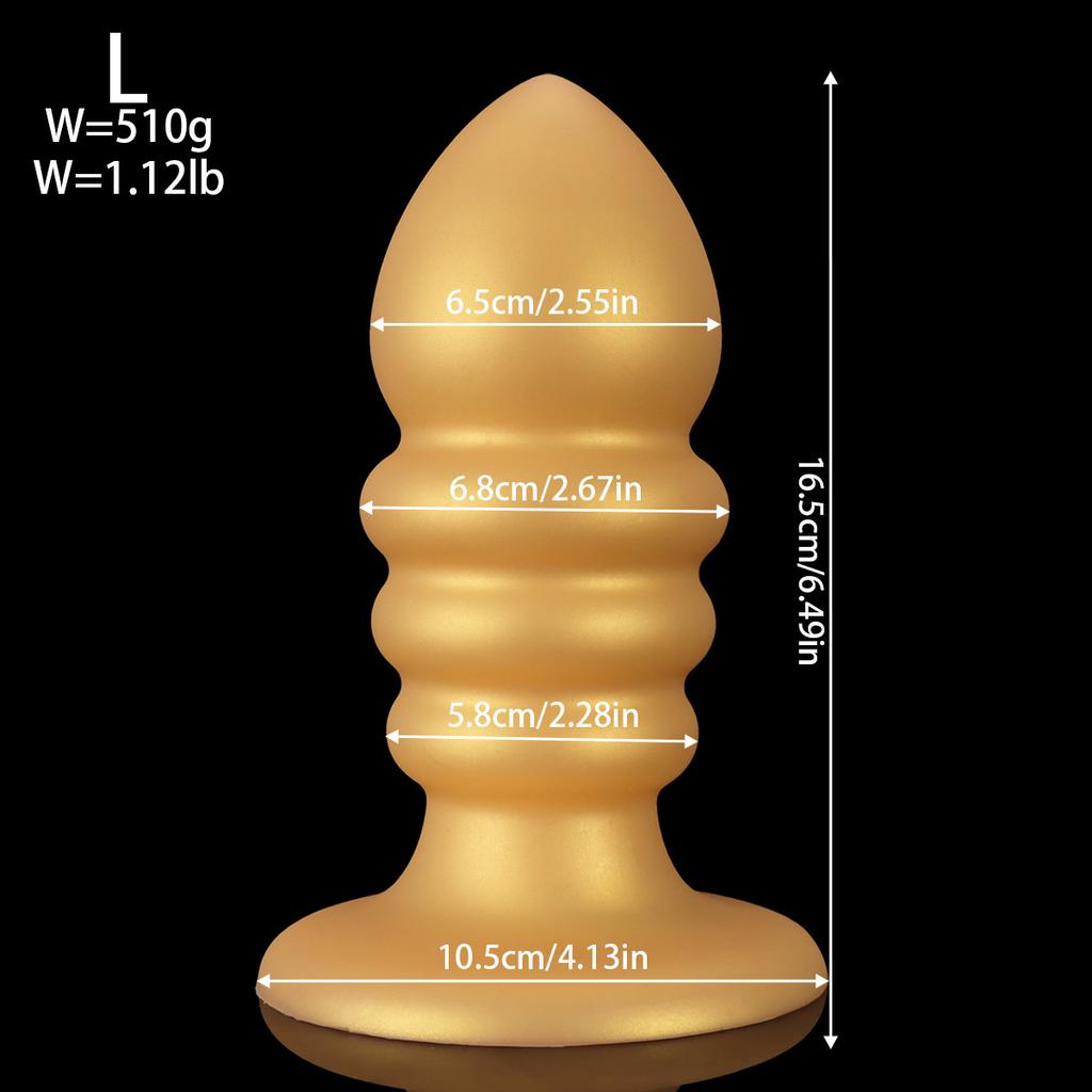 Silicone Thread Bead Anal Plug  Posterior Chamber Expansion Anal Vibrator