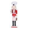 38CM Christmas Nutcracker Chef Pastry Chef Puppet Handcrafted Decoration Christmas New Year Holiday Party Decoration Gift