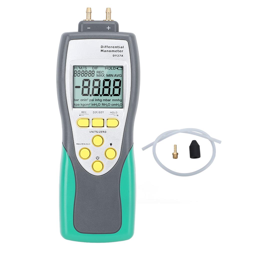 Digital Manometer 2.413bar High Accuracy Sensitive Fast Measurement Gas Pressure Tester for Brake Vacuum Pump Gas