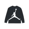 Air Back Logo Round Neck Pullover Long Sleeves Black Men's DO2319-010