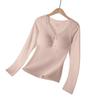 Women S Thermal Underwear Set With Bra Pad Long Sleeve Autumn Winter Warm Homewear