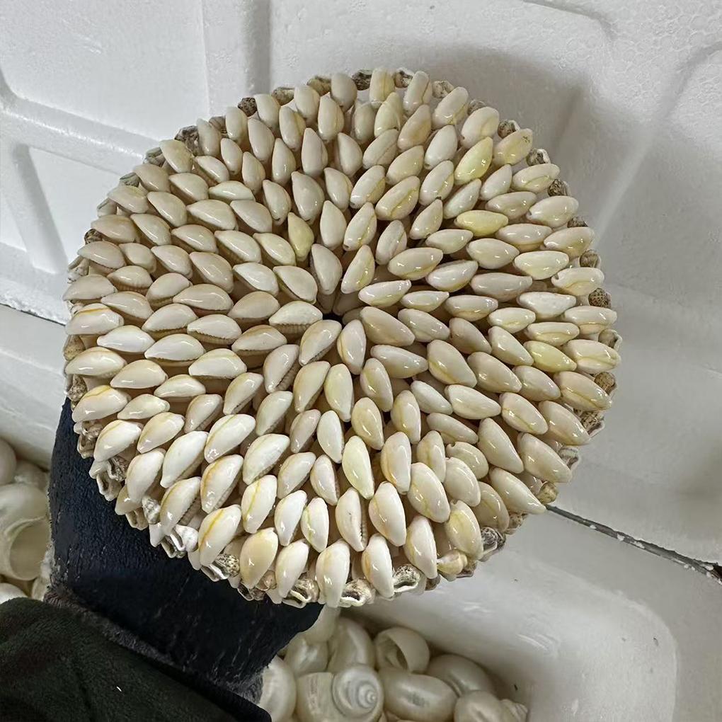 Boho Handmade Coaster Real Cowrie Shells Décor Coastal Coasters Bar Of Unique Coaster Set Decoration Shells Coasters
