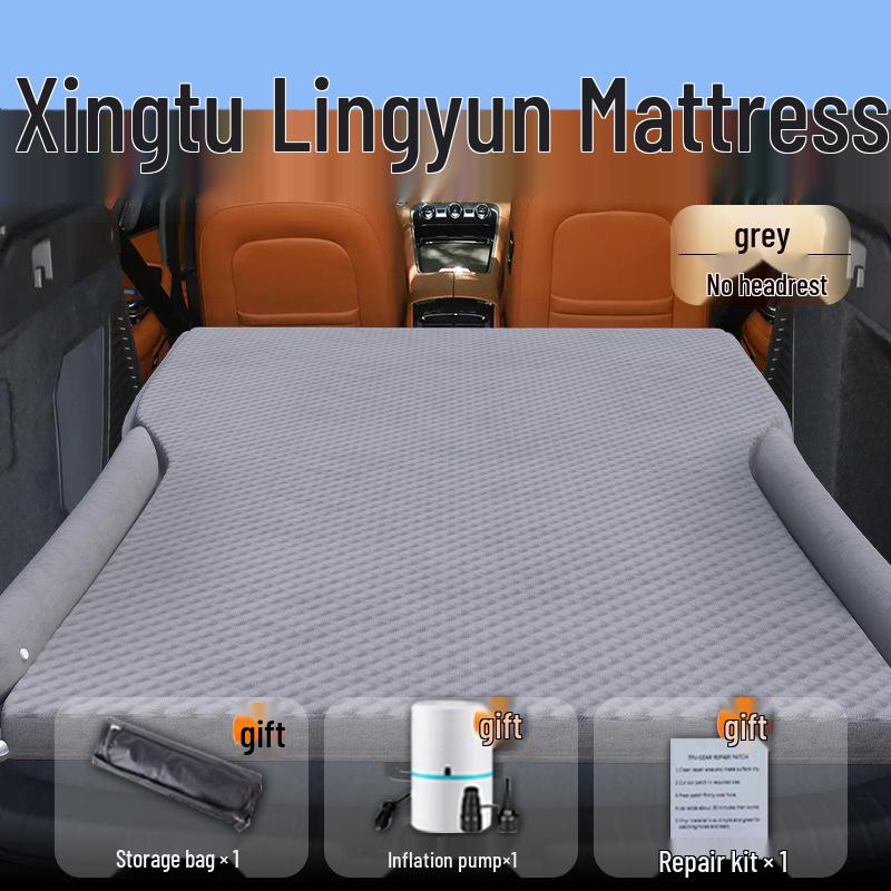 

Compatible with 25 Xingtu Lingyun Models: Inflatable Car Bed Mattress for Trunk - Rear Sleeping Pad Air Cushion. Standard