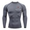 Men Compression T-Shirt for Fitness Running Sports Quick-Dry Guts Breathable Short Sleeves Stretchy Fabric for Summer Workouts