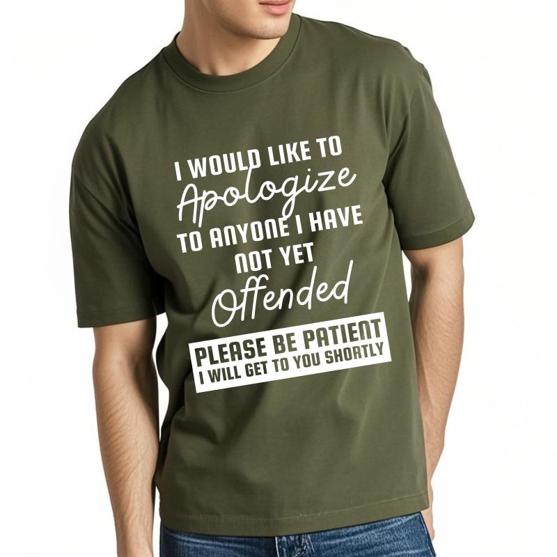 Retro For Her Summer T Shirt I Would Like To Apologize To Anyone I Have Not Yet Offended Please Be Patient I Will Get To You