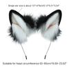 Cartoon Headband Fox Wolf Ears Shaped Hair Hoop Plush Party Headpiece Hair Band Party Cosplay Costume Props Unisex