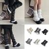 Women's Insulated Thermal Padded Puffer Leg Warmers Outdoor Cold Weather Plush Hem Quilted Boot Covers Gaiters Socks