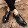 Flat Casual Men's Leather Shoes Comfortable Classic Minimalist Style Leisure Business Party Office Wedding Groom Shoes 38-46 Hot