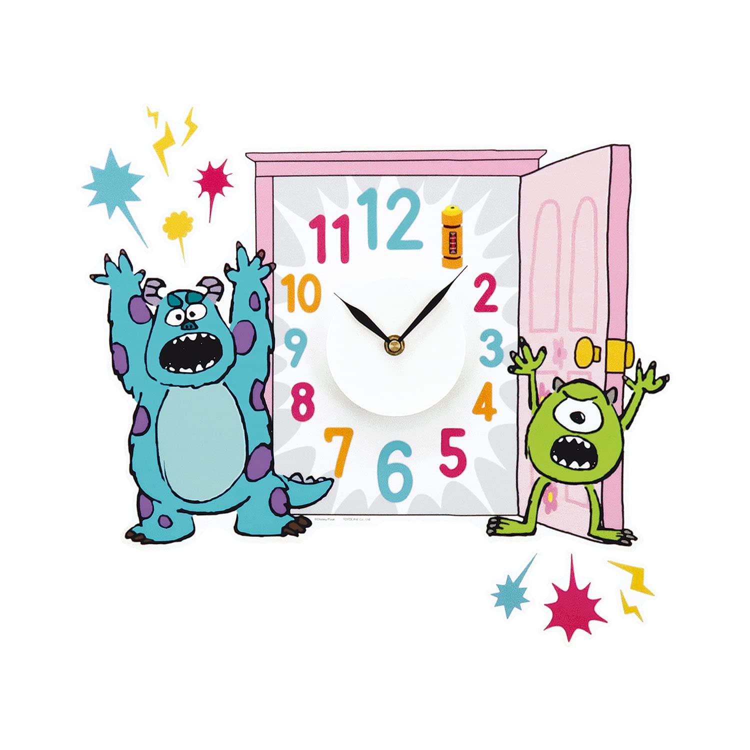 

Toyo Case Wall Clock Sticker 04 Monsters, Inc. WC-D-04