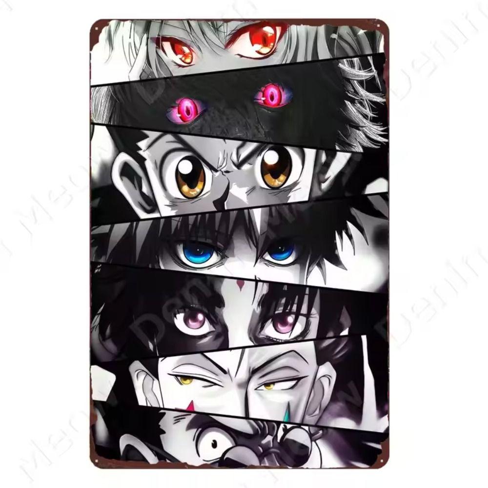 Japanese Anime Heroes Vintage Metal Tin Sign Home Decor 20x30cm