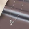 Light luxury necklace Versatile tide collarbone chain Female butterfly Simple niche high-end temperament Sweater chain jewelry