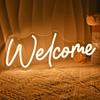 Welcome Led Neon Light Sign Business Open Windows Home Door Wall Sign Decor Bar Pub Store Shop Come In Wedding Birthday Party