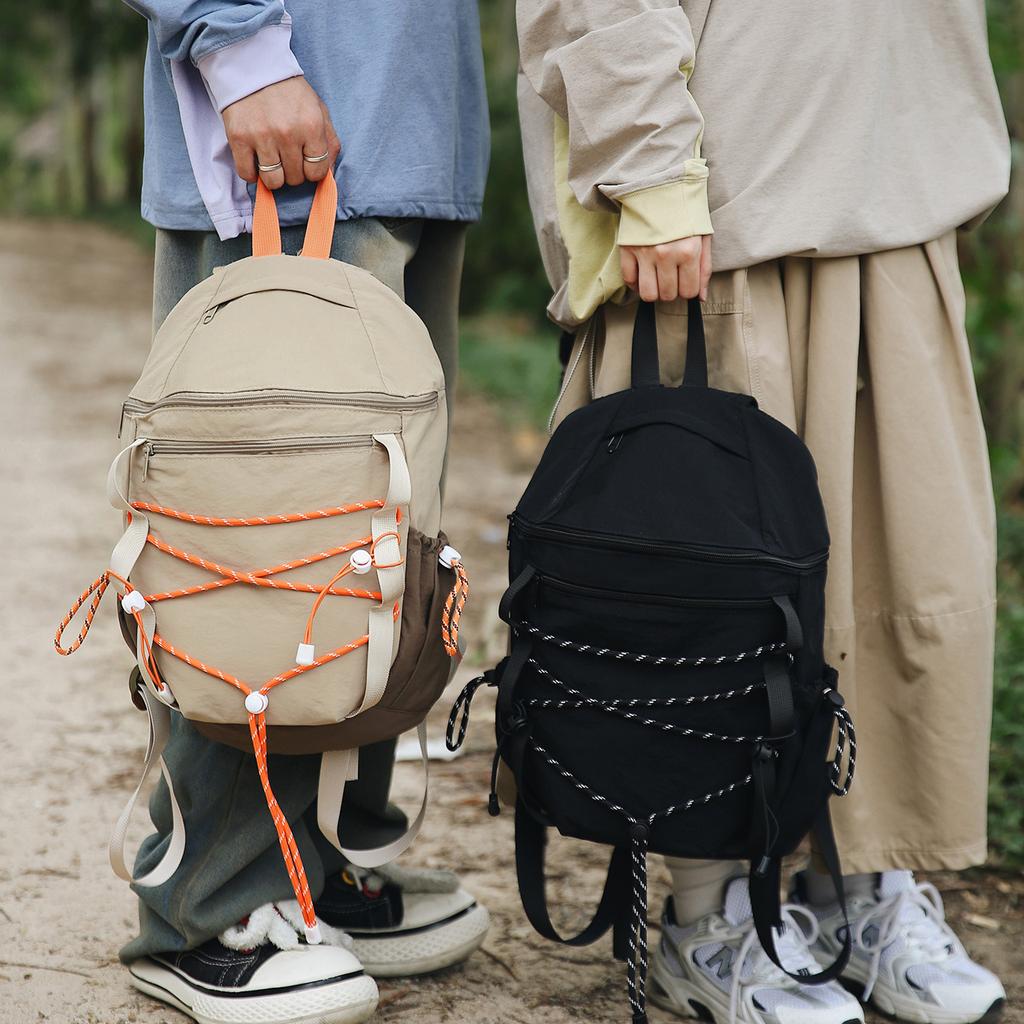 Schoolbag New Mountain Outdoor Sports Backpack Lightweight Folding Casual Backpack Drawstring Hanging Hiking Camping Hiking Bag