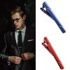 Men Stainless Steel Tie Clip Textured Grip Suit Accessories Wedding Business Use