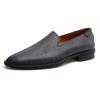 Fashion Genuine Leather Men's Casual Shoes Pointed Toe Man Loafers Breathable Office Shoes Men Designer Slip On Driving Shoes Moccasins