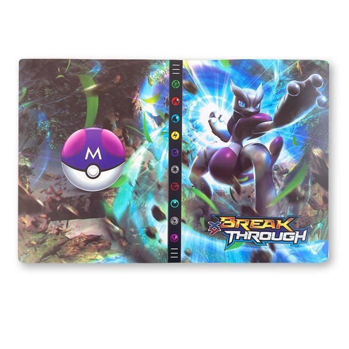 Binder Card Holder Portfolio - Pokémon - 24 Sheets - 432 Cards - Black Plastic