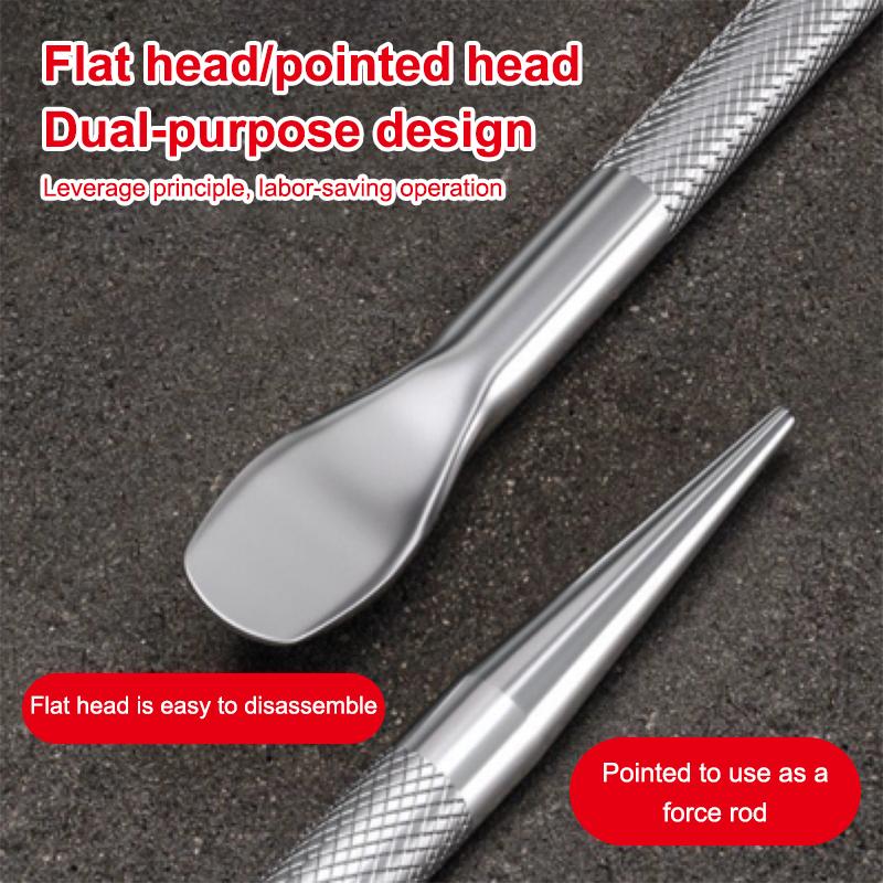 470Mm Multi-Function Long Pry Bar For Lifting And Prying Motorcycle Tire Crowbar Duty Car Repair Hand Tools For Car Motorcycle