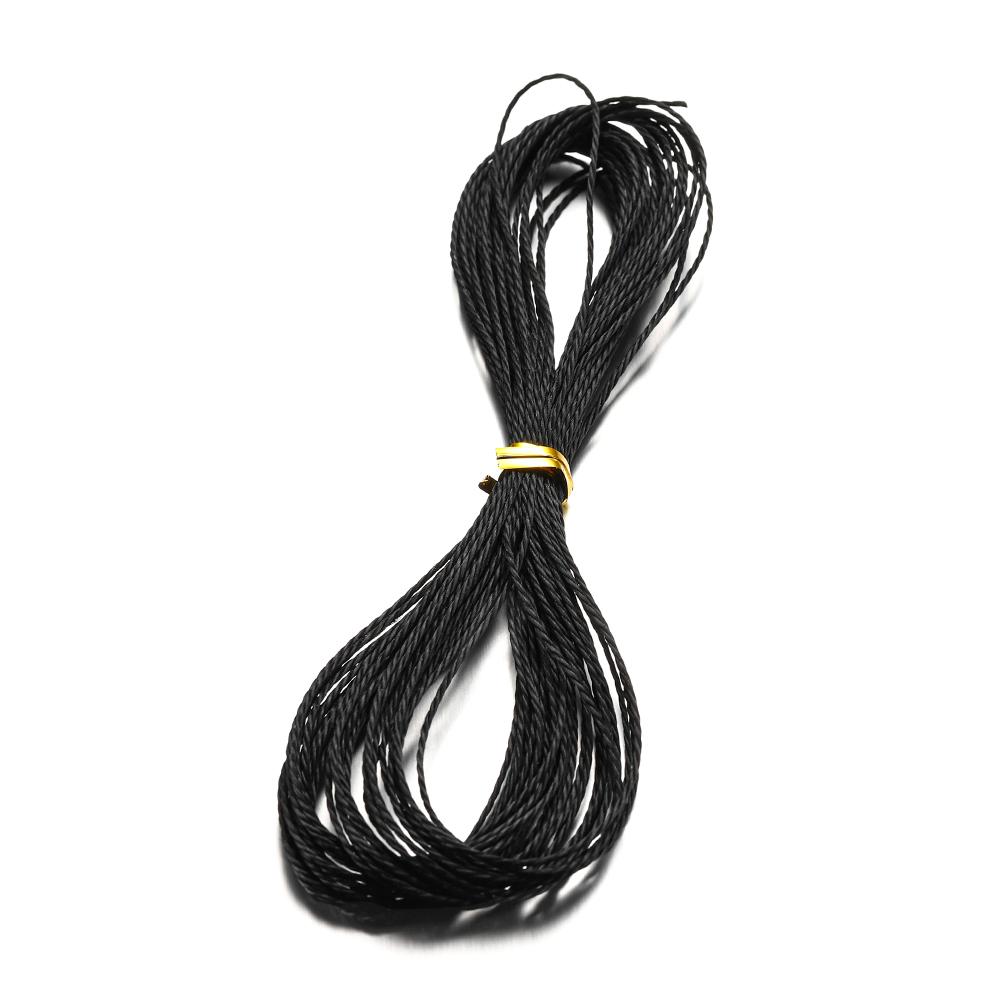 10m/Lot 1mm Waxed Cotton String Beading Cord Rope for DIY Bracelet Necklace Jewelry Making Supplies Accessories